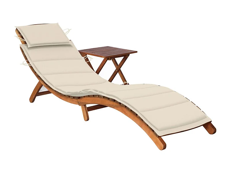 Transat chaise longue bain bois marron 184 x 55 x 64 cm 02_0012627