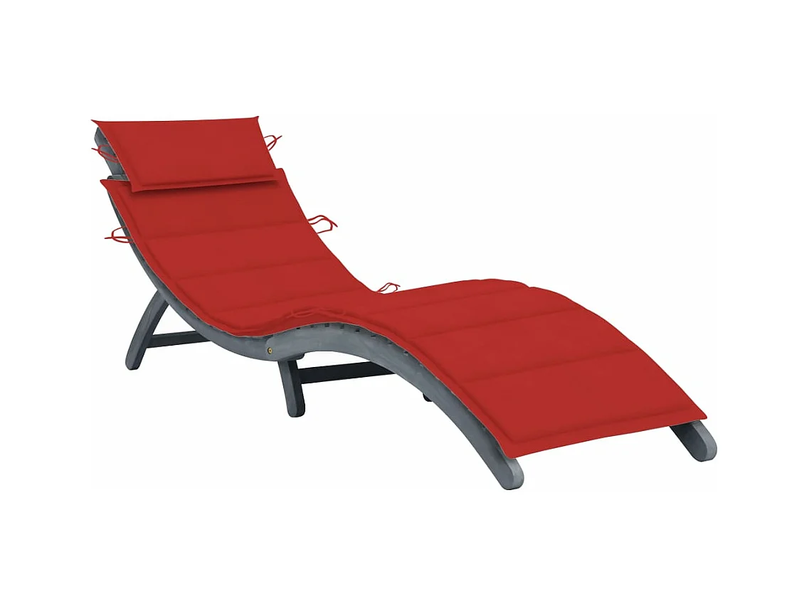 Transat chaise longue bain bois marron 190 x 60 x 51 cm 02_0012469