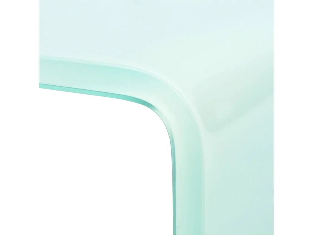 Meuble télé tv verre 80 x 30 x 13 cm 2502231