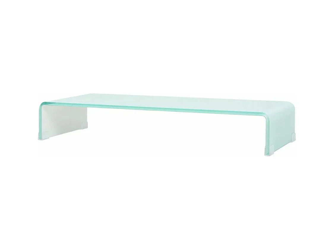 Meuble télé tv verre 80 x 30 x 13 cm 2502231