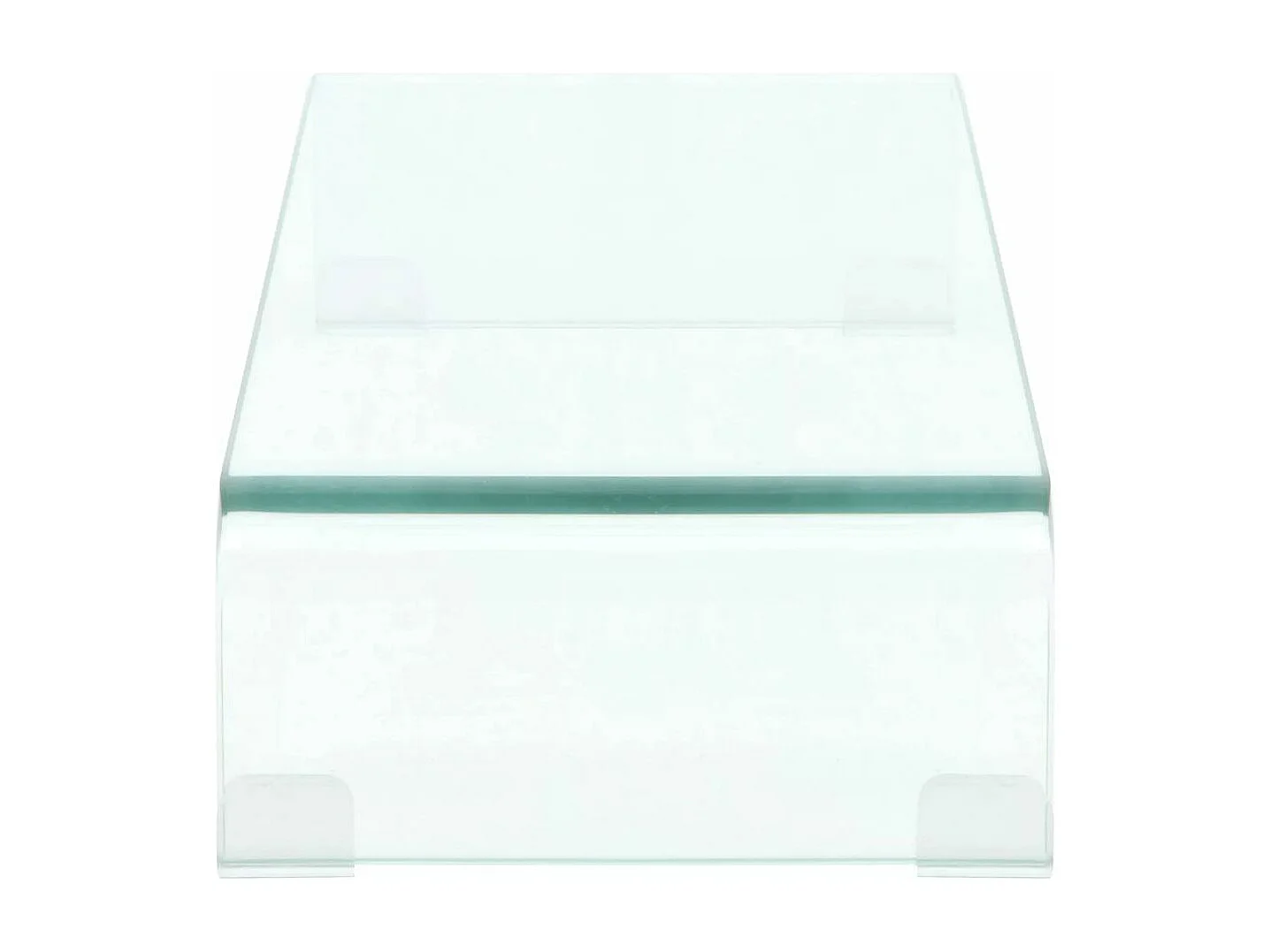 Mobile TV TV buffet pratico televisore dal design per monitor da 60 cm in vetro trasparente 2502256