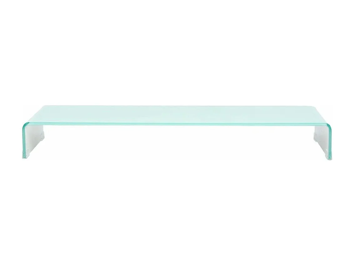 Meuble télé tv verre 100 x 30 x 13 cm 2502222