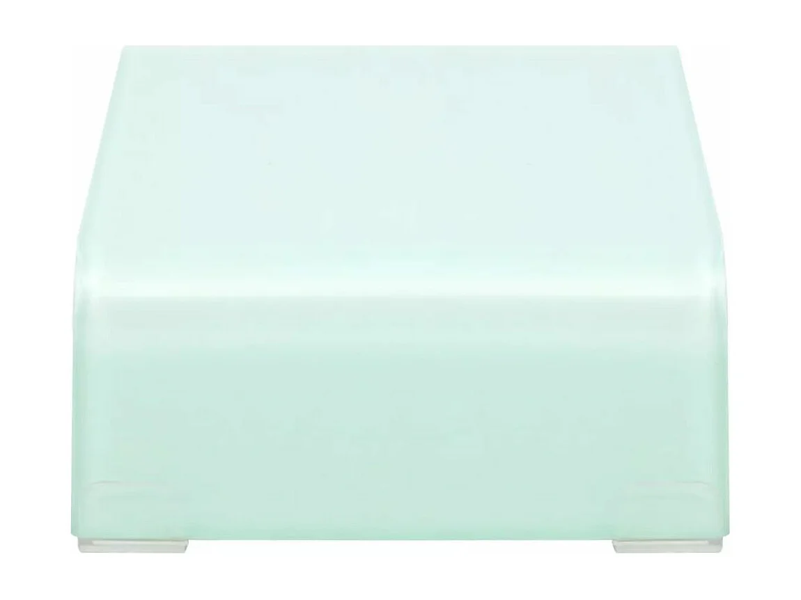 Móvel de TV Buffet de TV design prático suporte de televisão para monitor 40 cm vidro branco 2502227