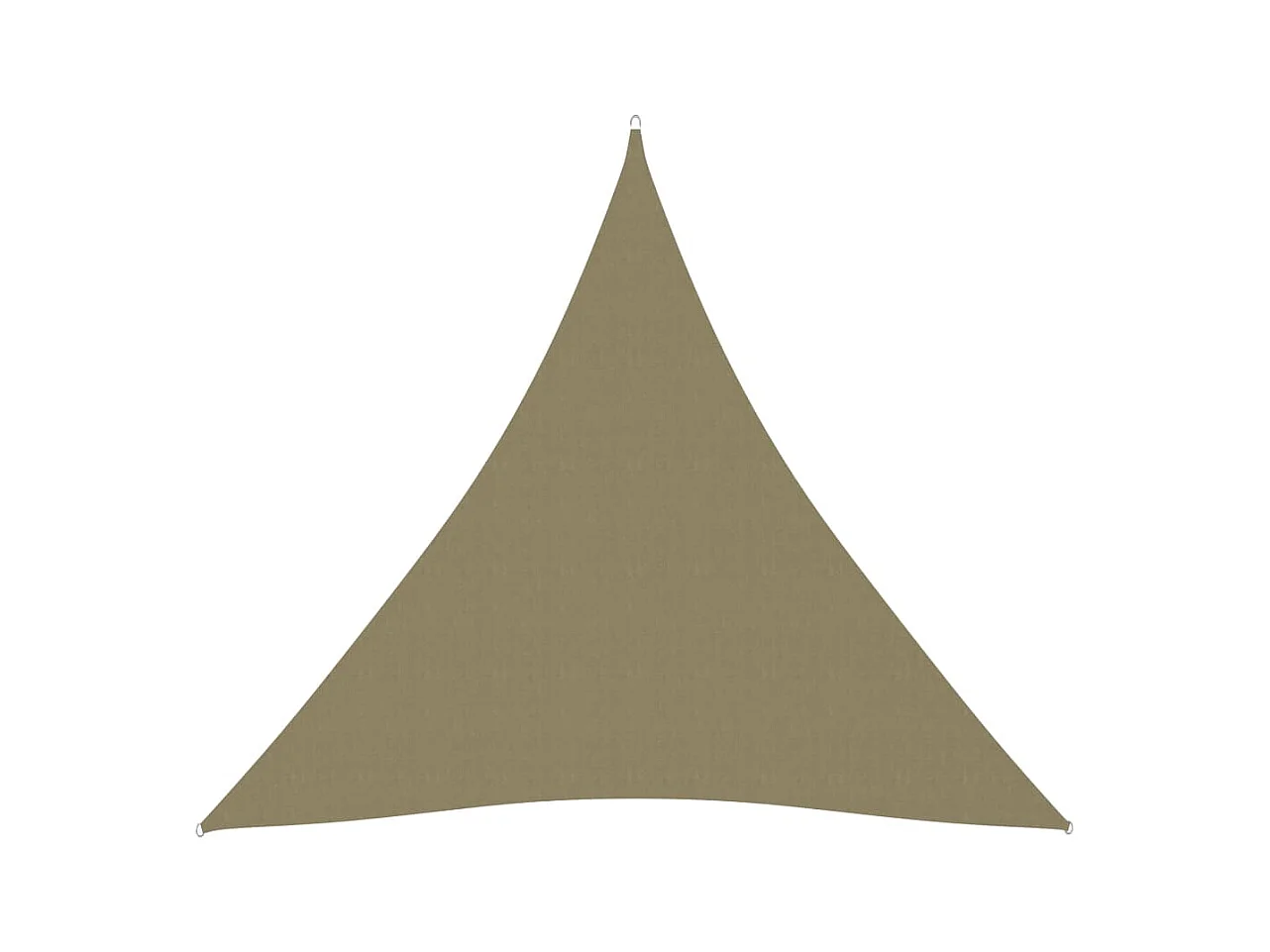 Vela parasole in telo parasole triangolare tessuto Oxford 3 x 3 x 3 m beige 02_0009820