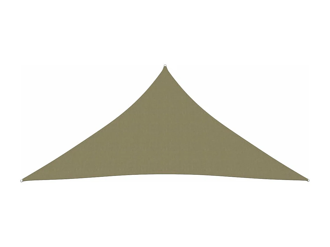 Voile toile d'ombrage parasol tissu beige 300 x 300 x 300 cm 02_0009820