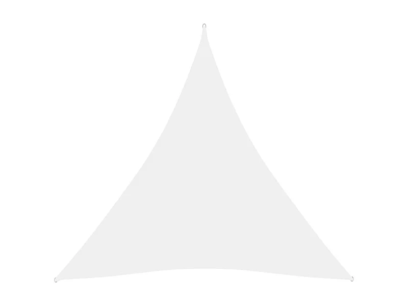 Vela de sombra parasol triangular tela Oxford 3 x 3 x 3 m blanco 02_0009821