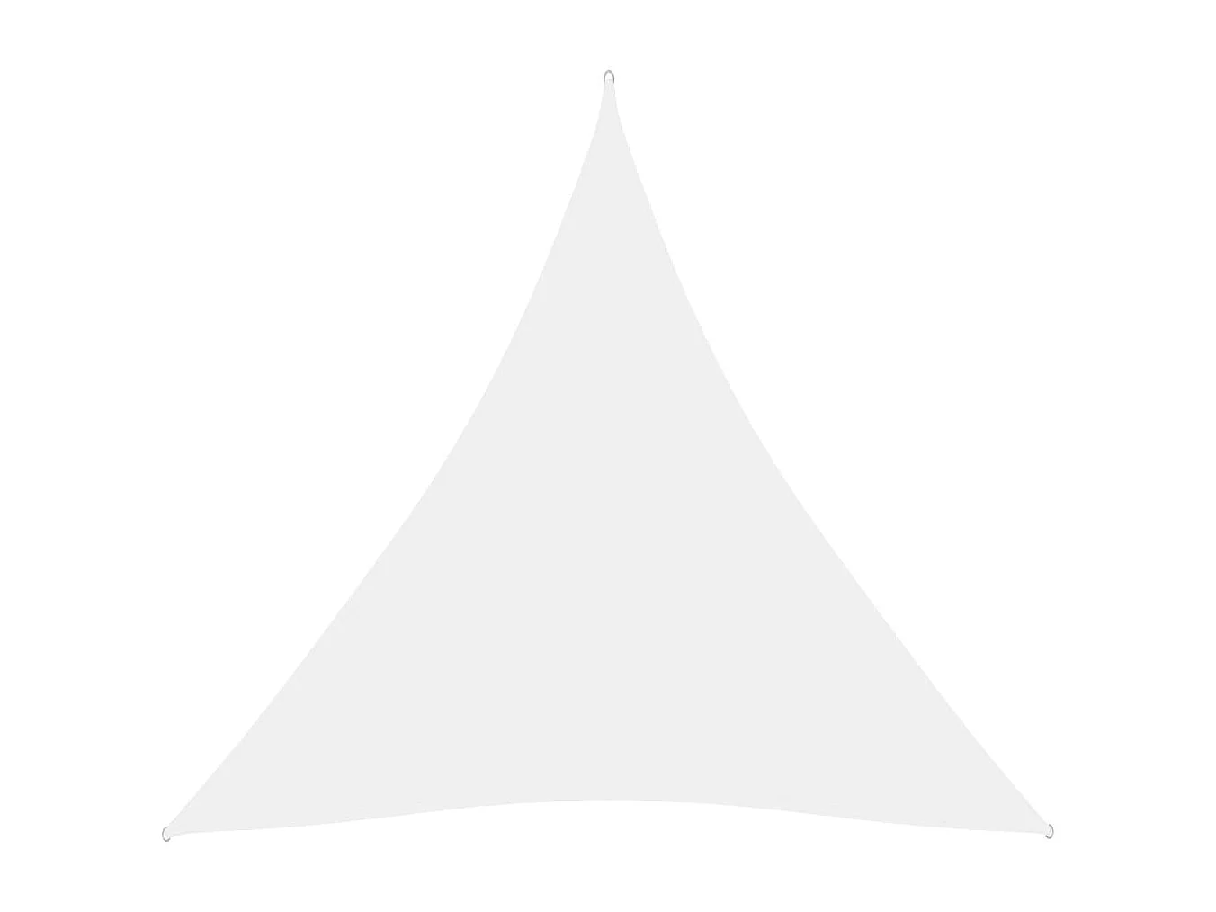 Vela de sombra parasol triangular tela Oxford 3 x 3 x 3 m blanco 02_0009821