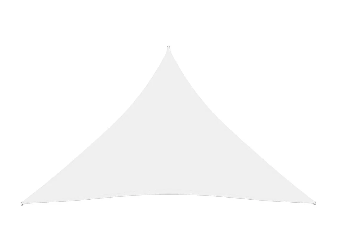 Vela de sombra parasol triangular tela Oxford 3 x 3 x 3 m blanco 02_0009821