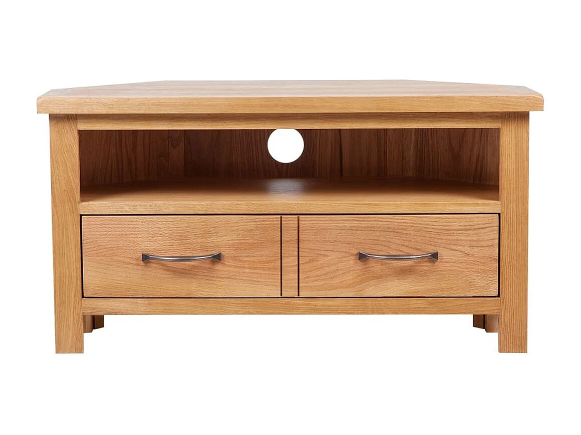 Meuble télé tv bois beige 88 x 42 x 46 cm 2502105