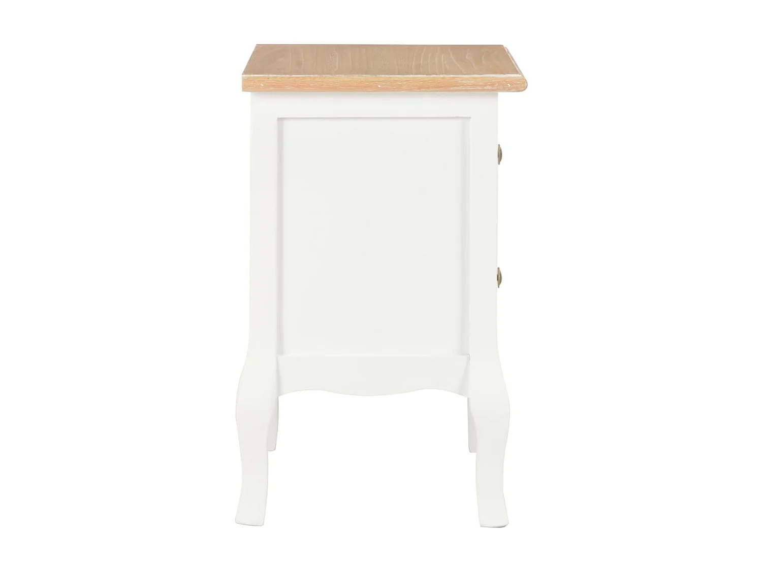 Mesa de cabeceira cômoda guarda roupa móvel quarto 2 peças branco 35x30x49 cm mdf 1402162