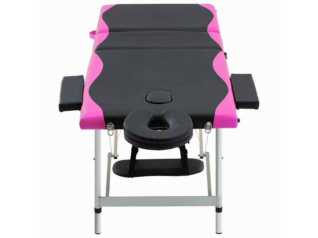 Table de massage pliable argenté 191 x 70 x 59 cm 02_0001824