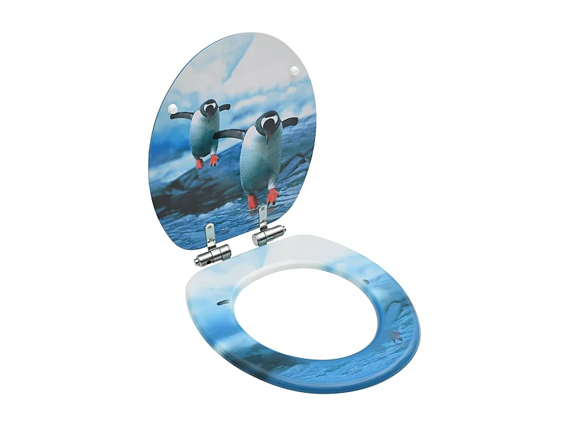 Copriwater con coperchio ammortizzato MDF Penguin 02_0002937