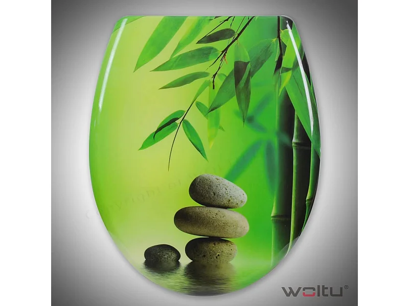 Copriwater con abbassamento automatico in duroplastico disegno rocaille 19_0000690