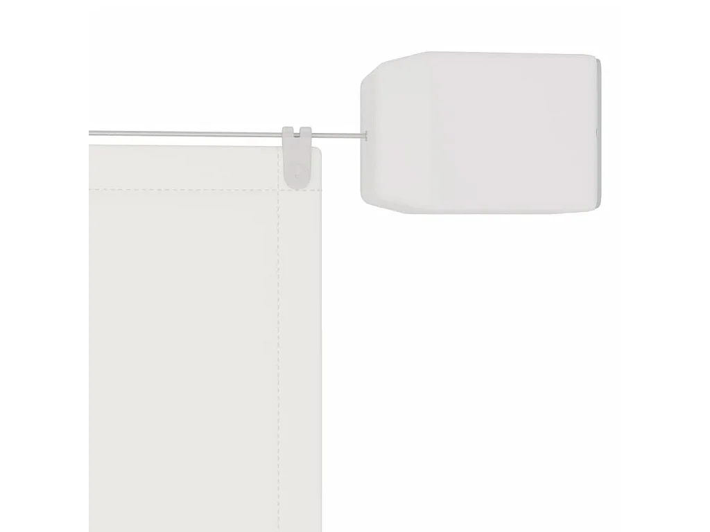 Auvent vertical 140 x tissu blanche 600 x 140 x 140 cm 02_0007564