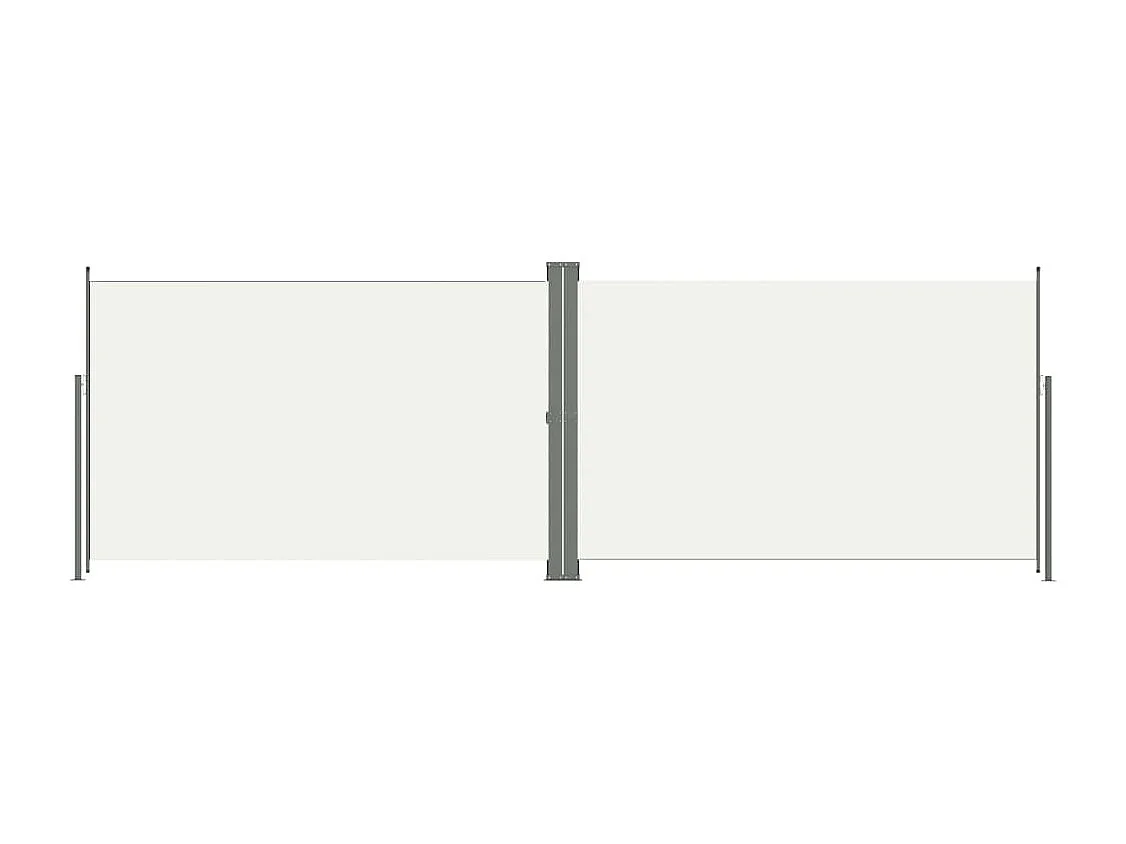 Tenda laterale retrattile 200 x 600 cm panna 02_0007173