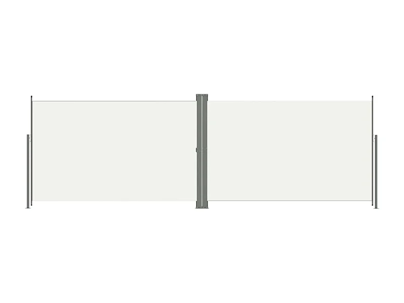 Tenda laterale retrattile 200 x 600 cm panna 02_0007173