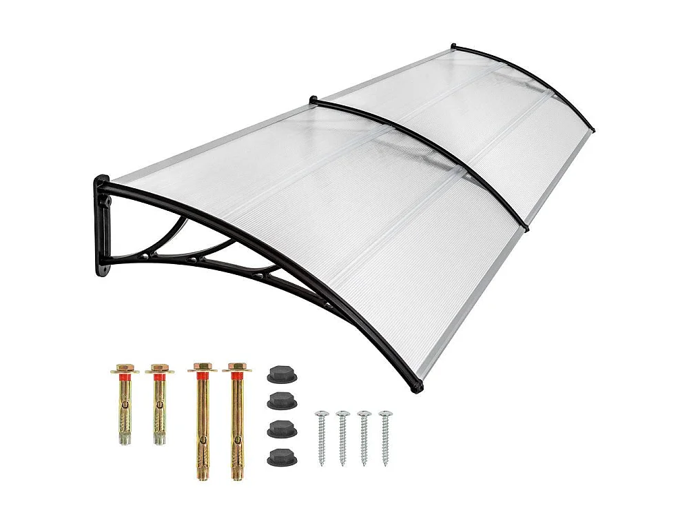 Pensilina porta pensilina moderna per casette da giardino in policarbonato 300 cm 2208292/2