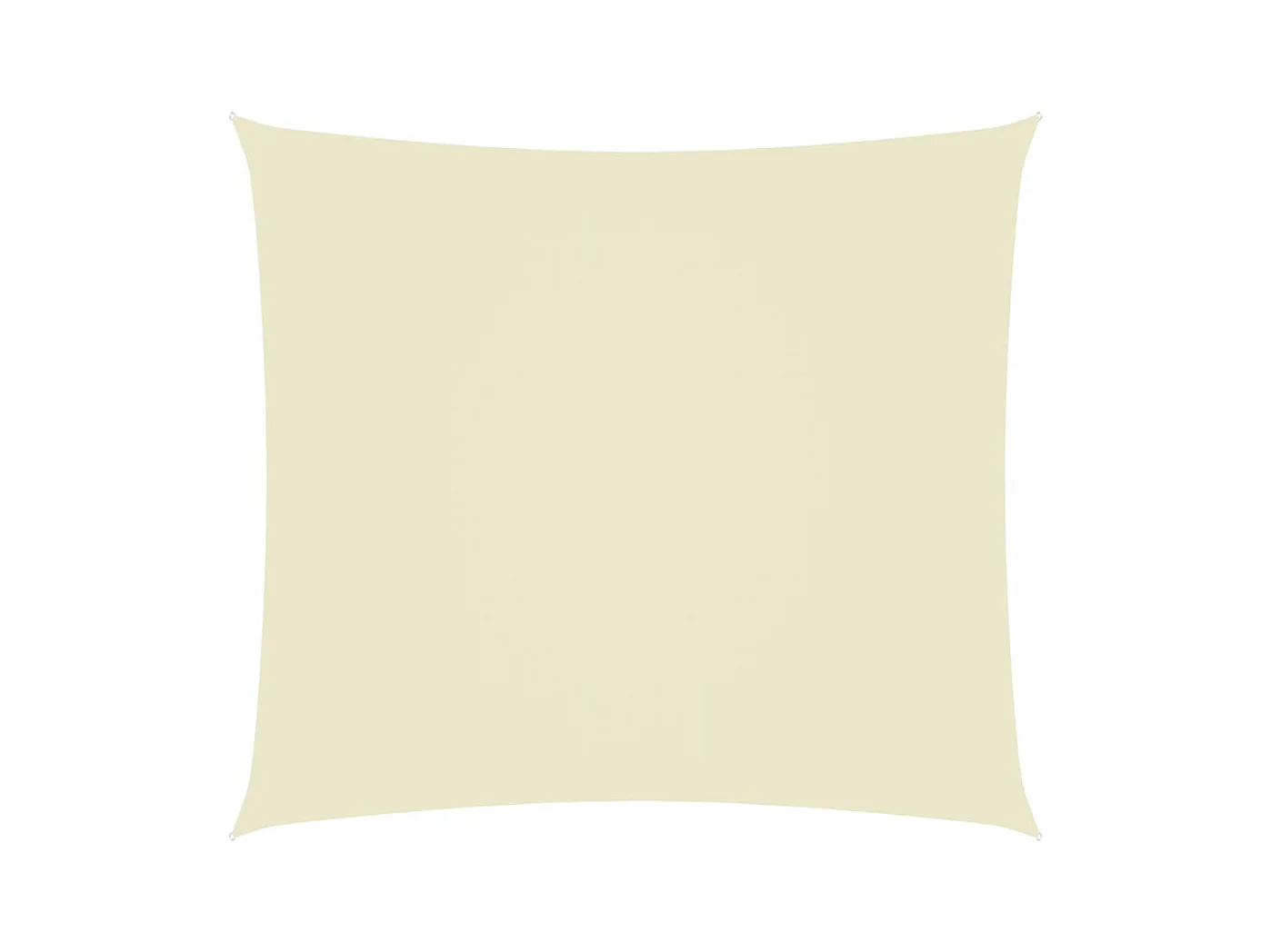 Toldo vela parasol rectangular tela Oxford 4 x 5 m crema 02_0009694