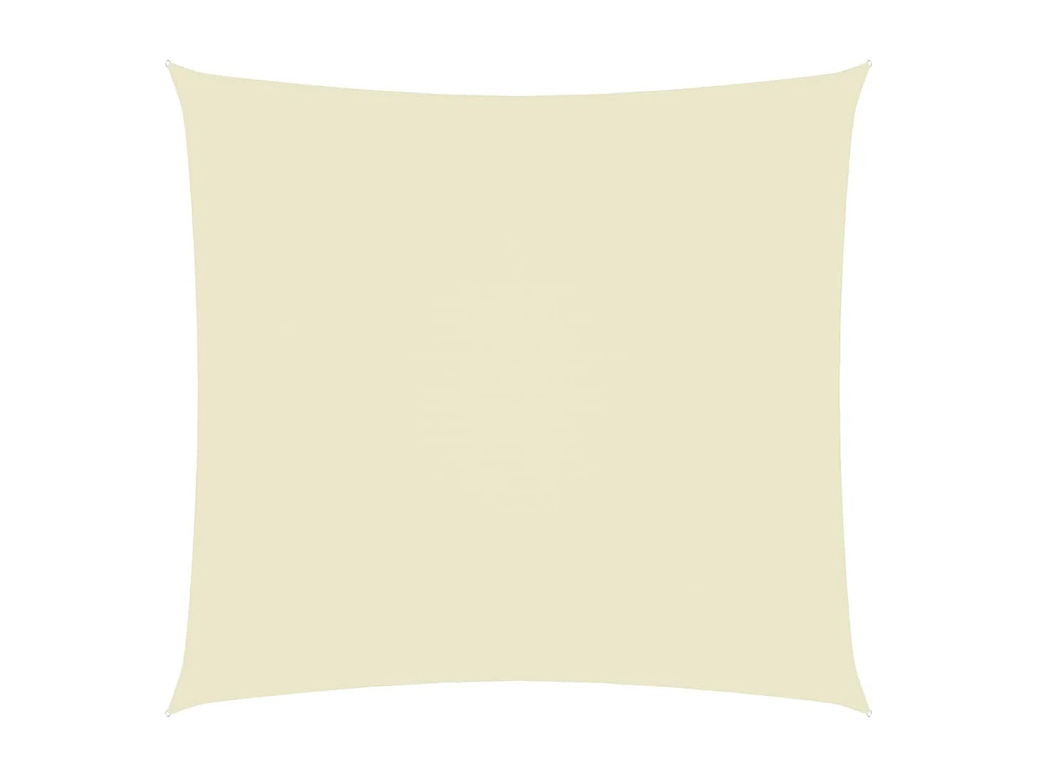 Voile toile d'ombrage parasol tissu crème 250 x 200 x 200 cm 02_0009590