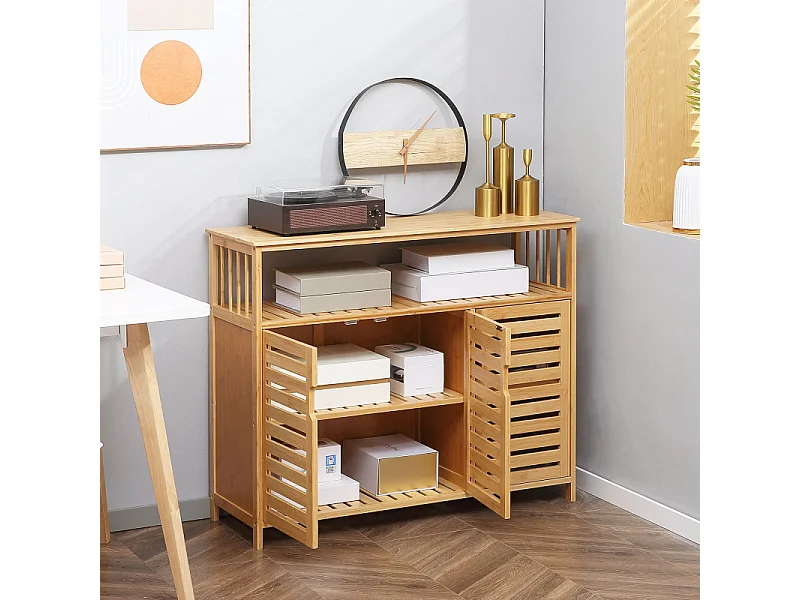 Buffet 3 portes CARLA en bambou