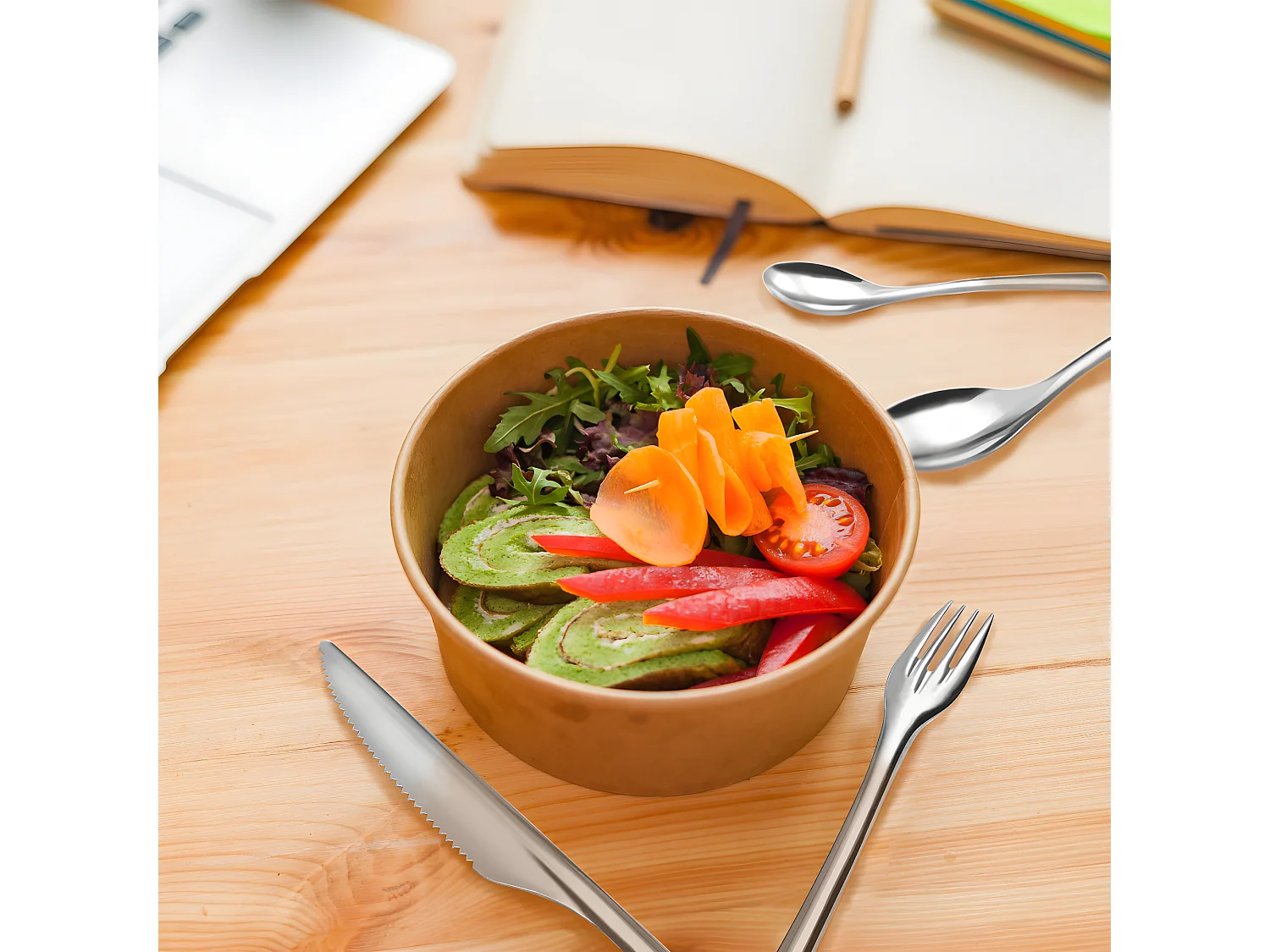 Slim - 48 cuillères à café réutilisables & recyclables