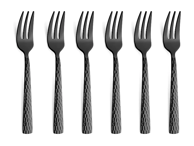 Felicity - Service à gâteaux Noir mat