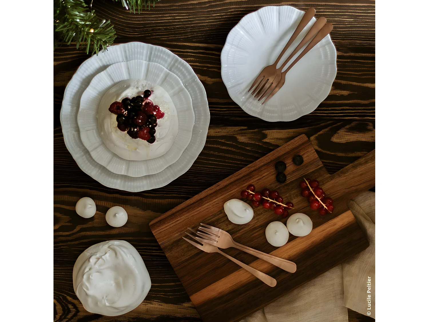 Kuchenservice 6-teilig Mattes Kupfer - Kollektion Austin