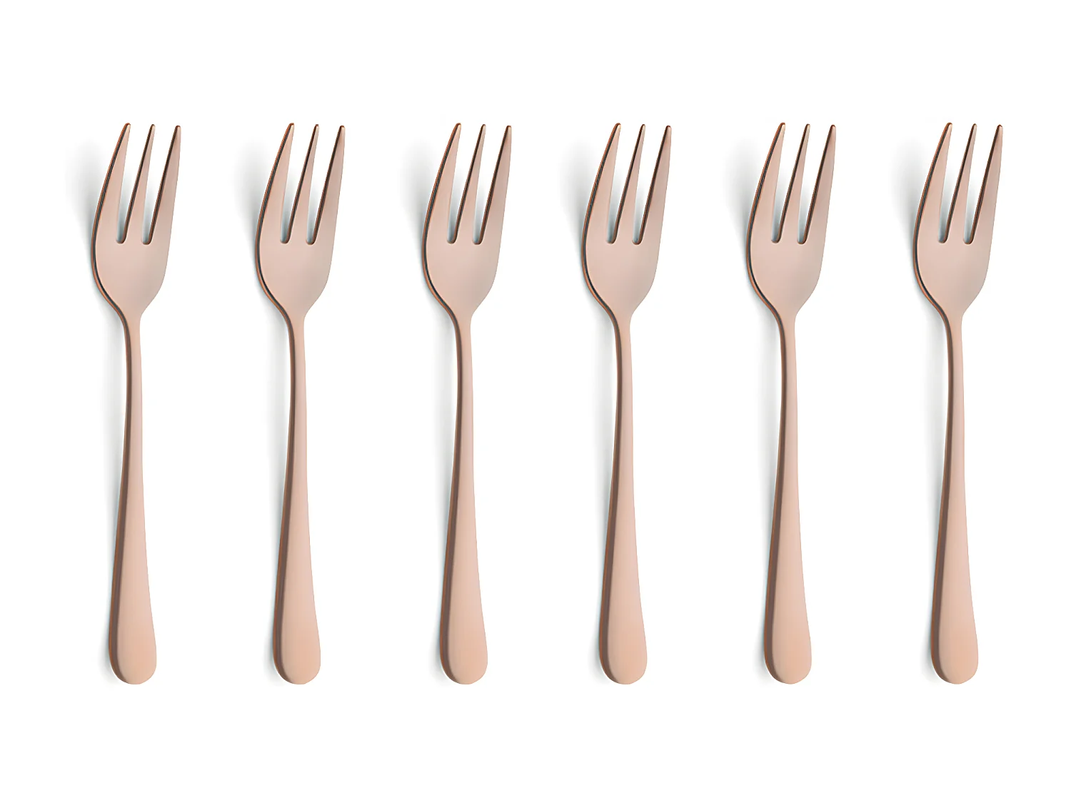 Austin - Service à gâteaux 6 pièces Cuivre mat