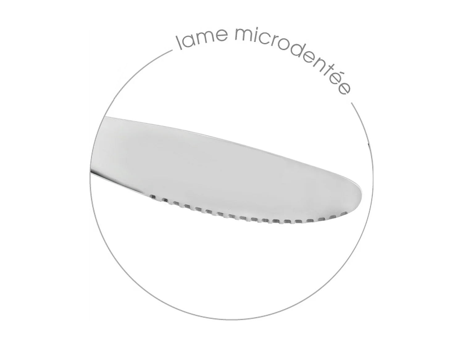 Set aus 12 Tafelmessern Baltics von Amefa