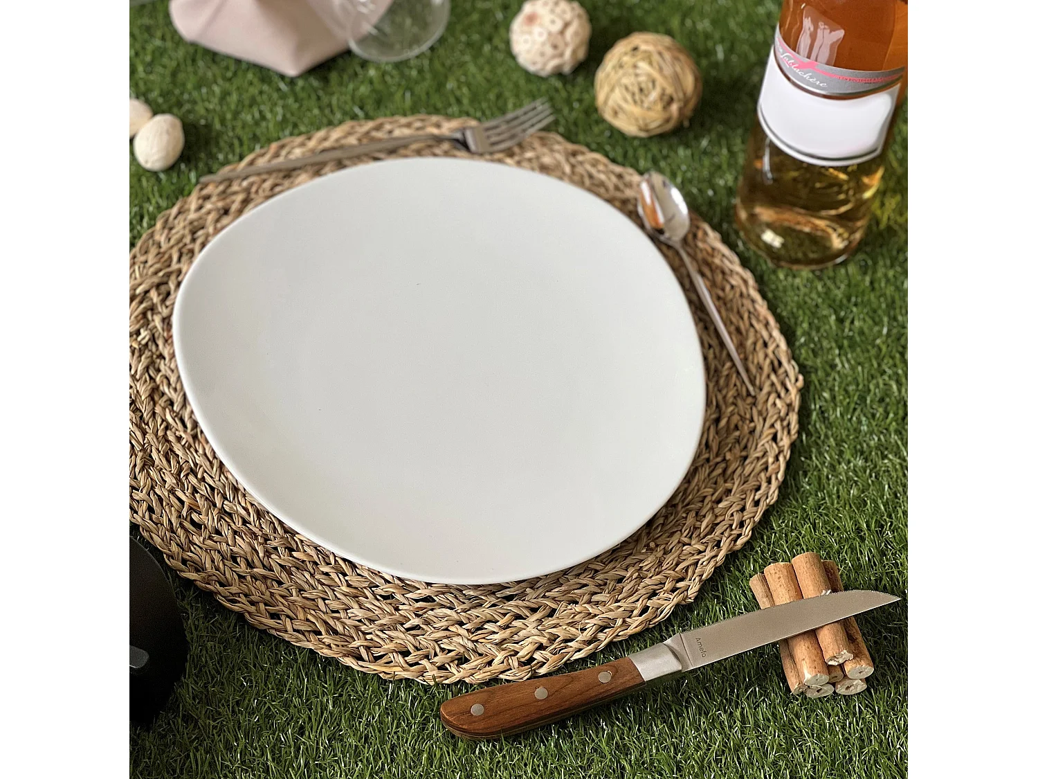 Achille - Coffret 4 couteaux steak noir