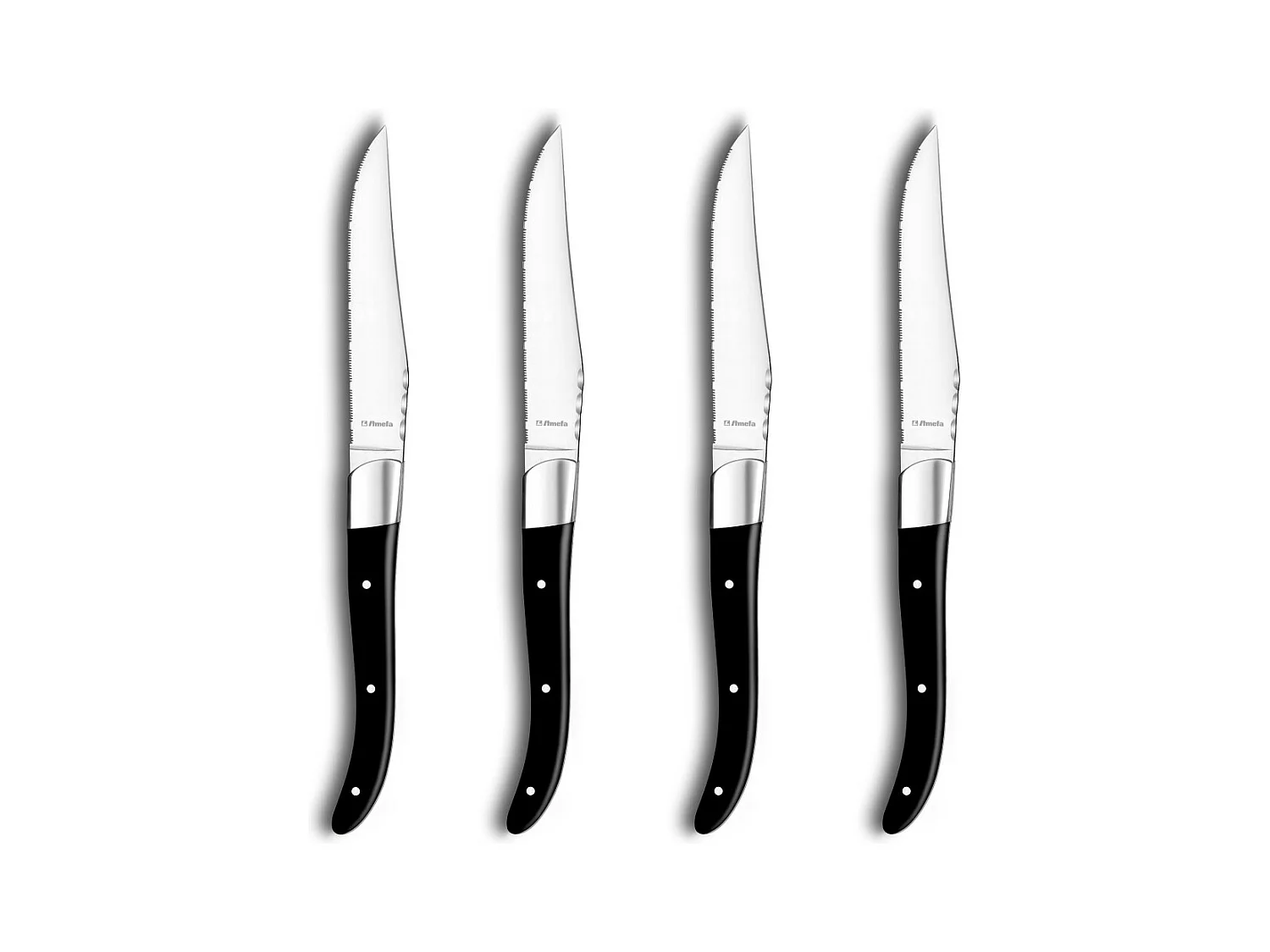 Royal Steak - Coffret 4 couteaux steak Noir