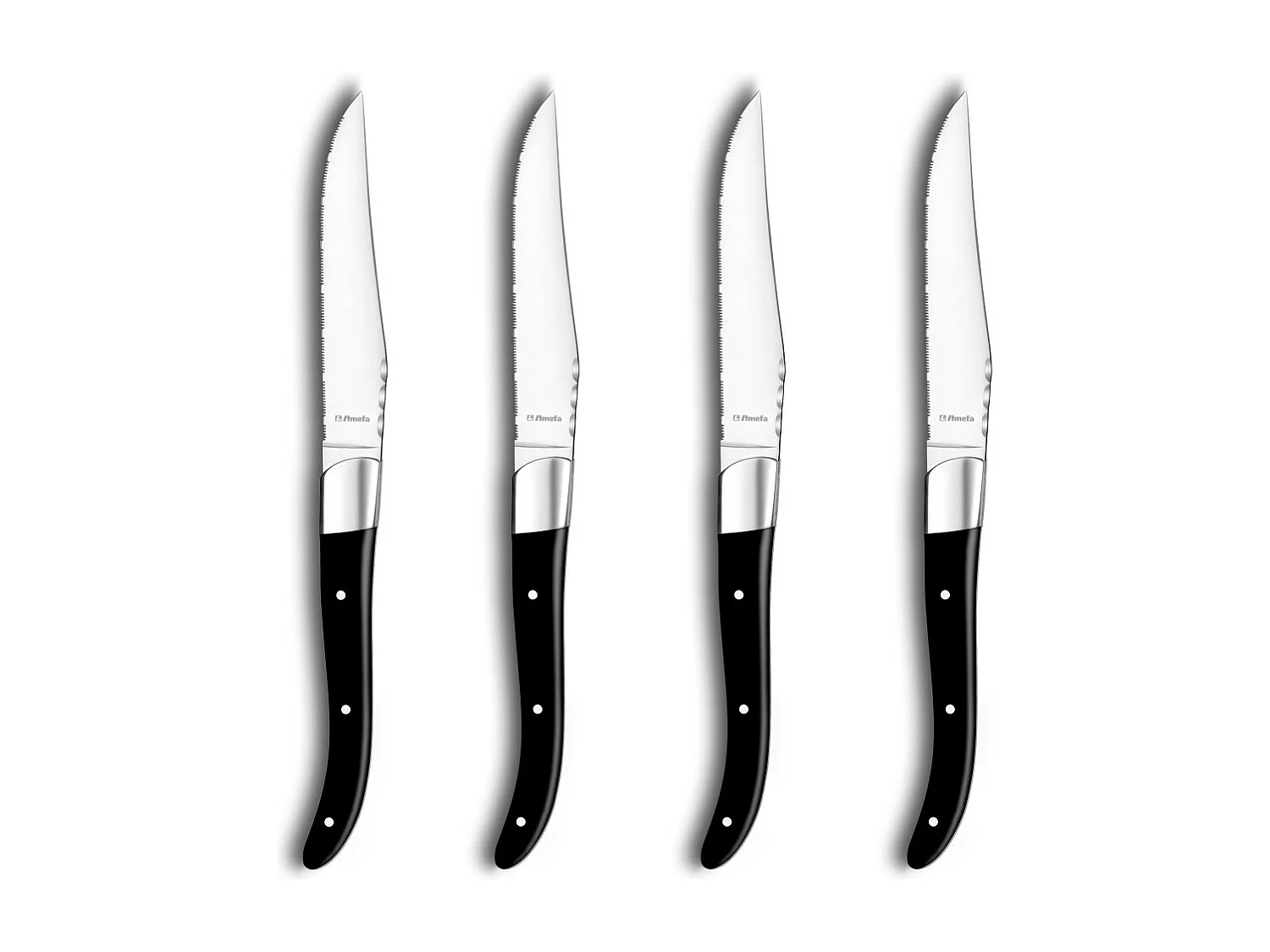 Royal Steak - Coffret 4 couteaux steak Noir