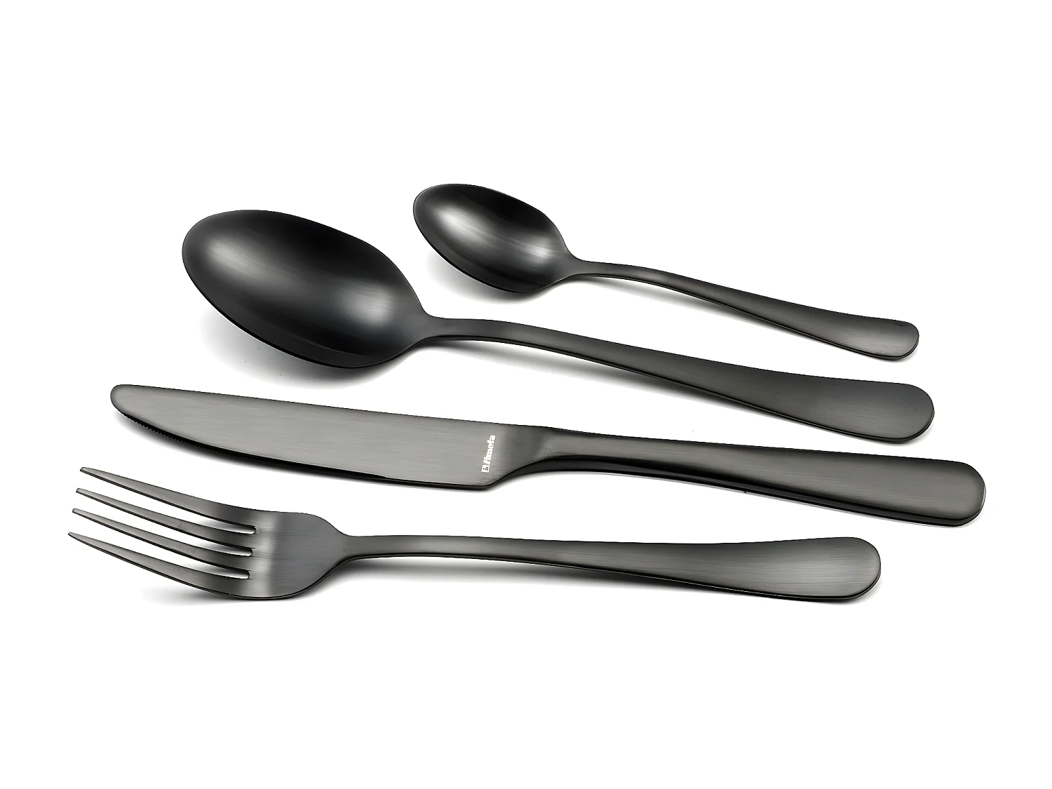 Besteckset 24-teilig Austin Noir Mat aus Edelstahl mit PVD-Finish