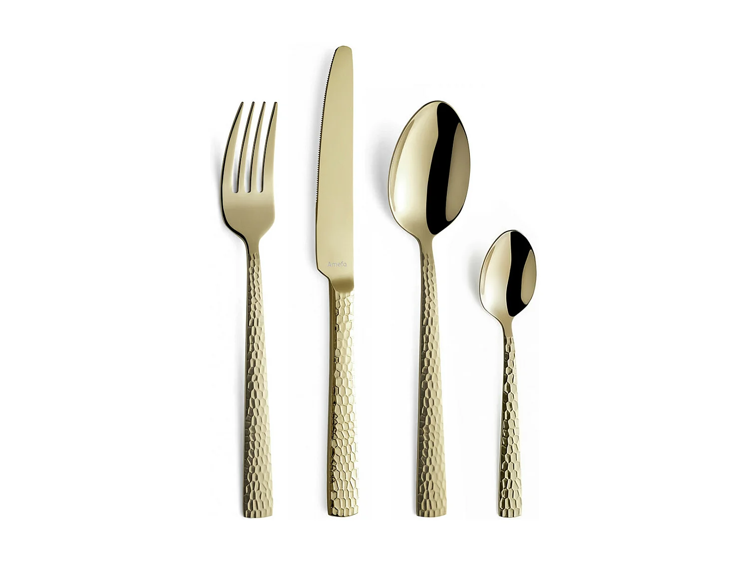 Felicity - ménagère 24 pièces Champagne mat