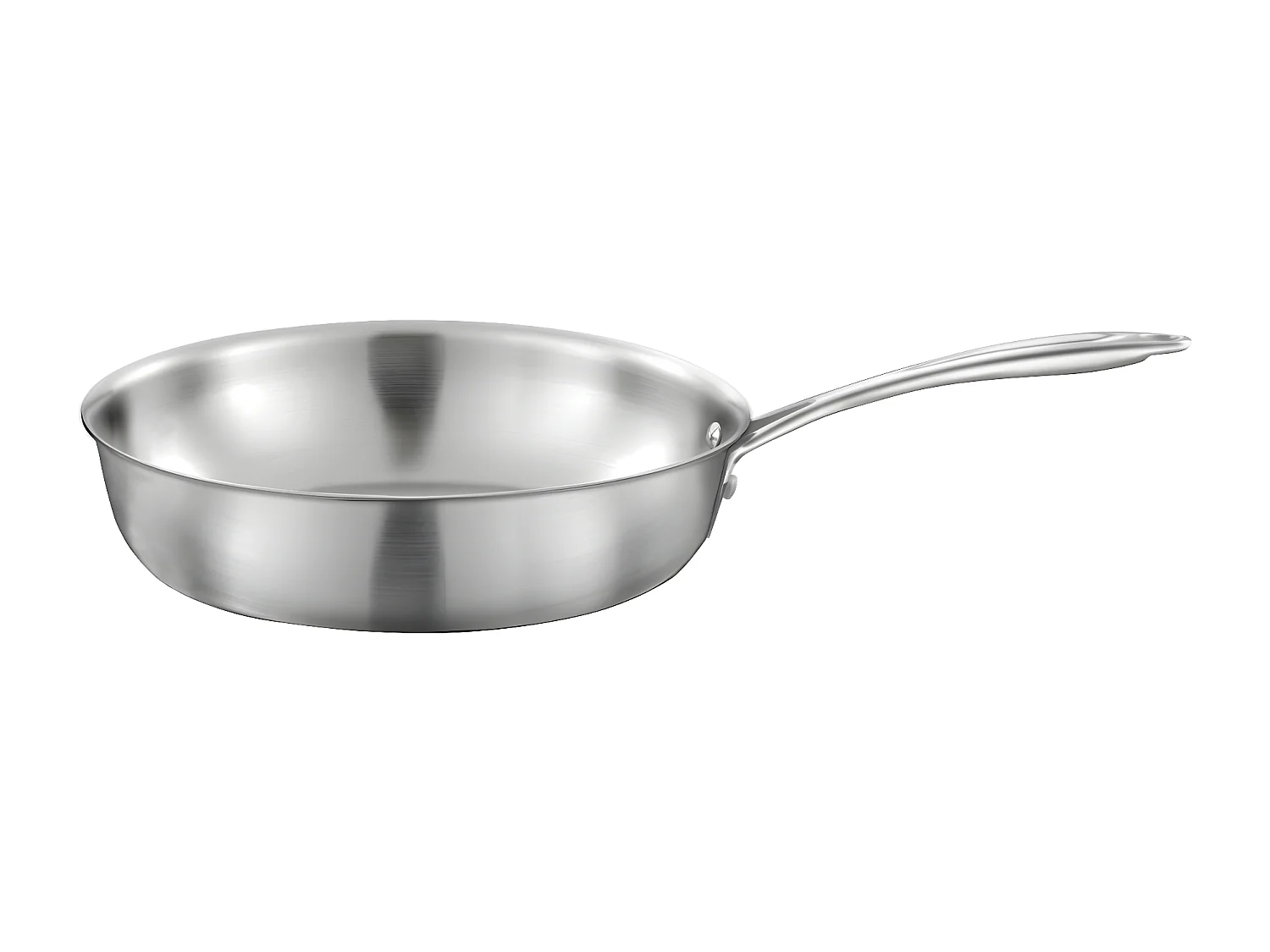 Gourmet - Sauteuse 24 cm inox triply