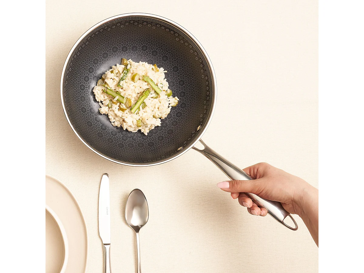 Virtuo – Wok avec revêtement nid d’abeille 24 cm