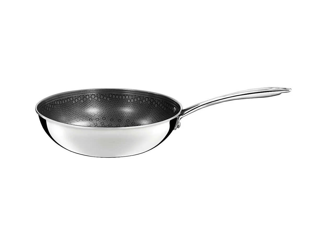 Virtuo – Wok avec revêtement nid d’abeille 24 cm