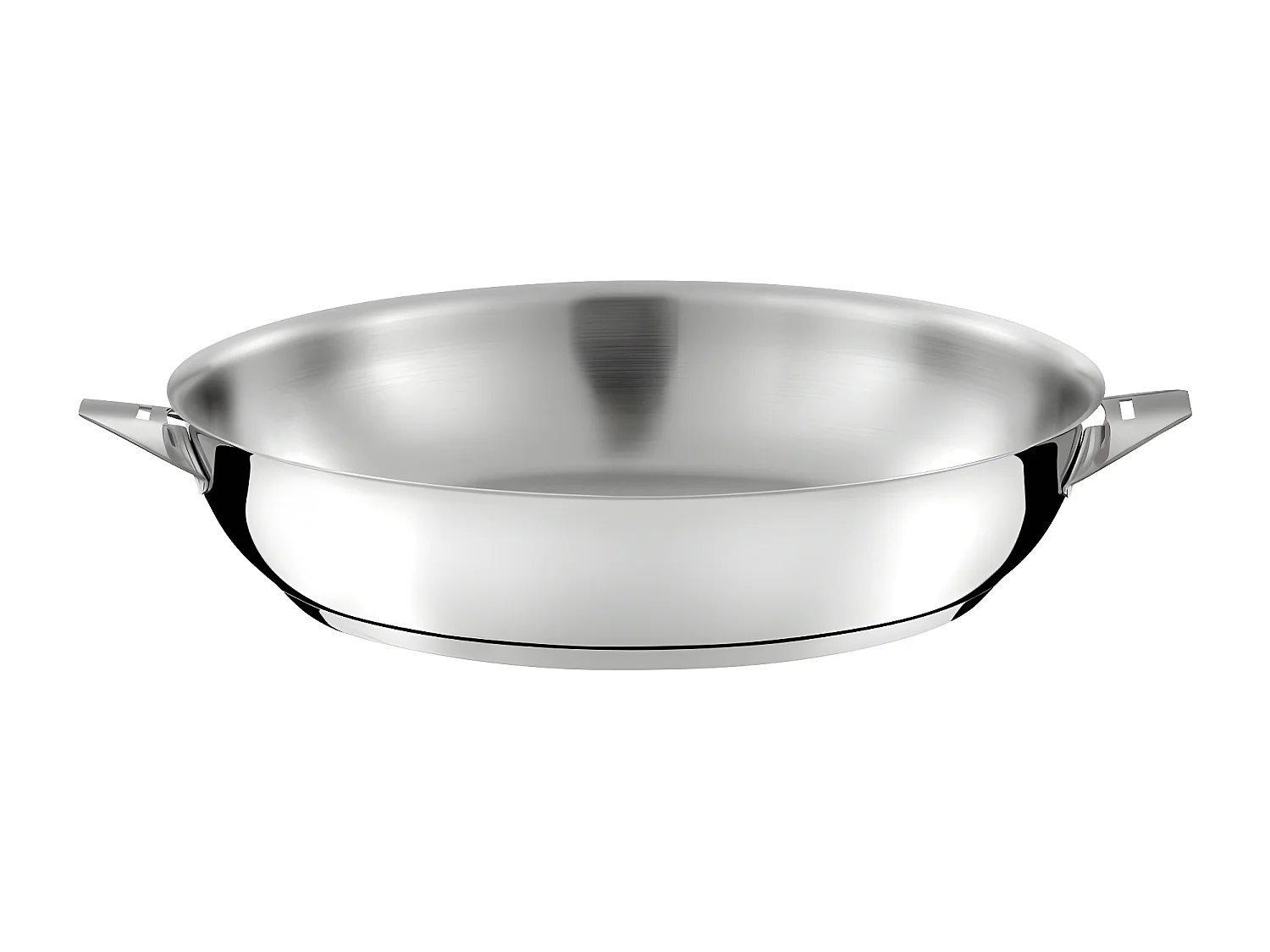 Eclipse - Lot 5 pièces - Casseroles 16, 18 et 20cm, Poêle 24cm inox et poignée