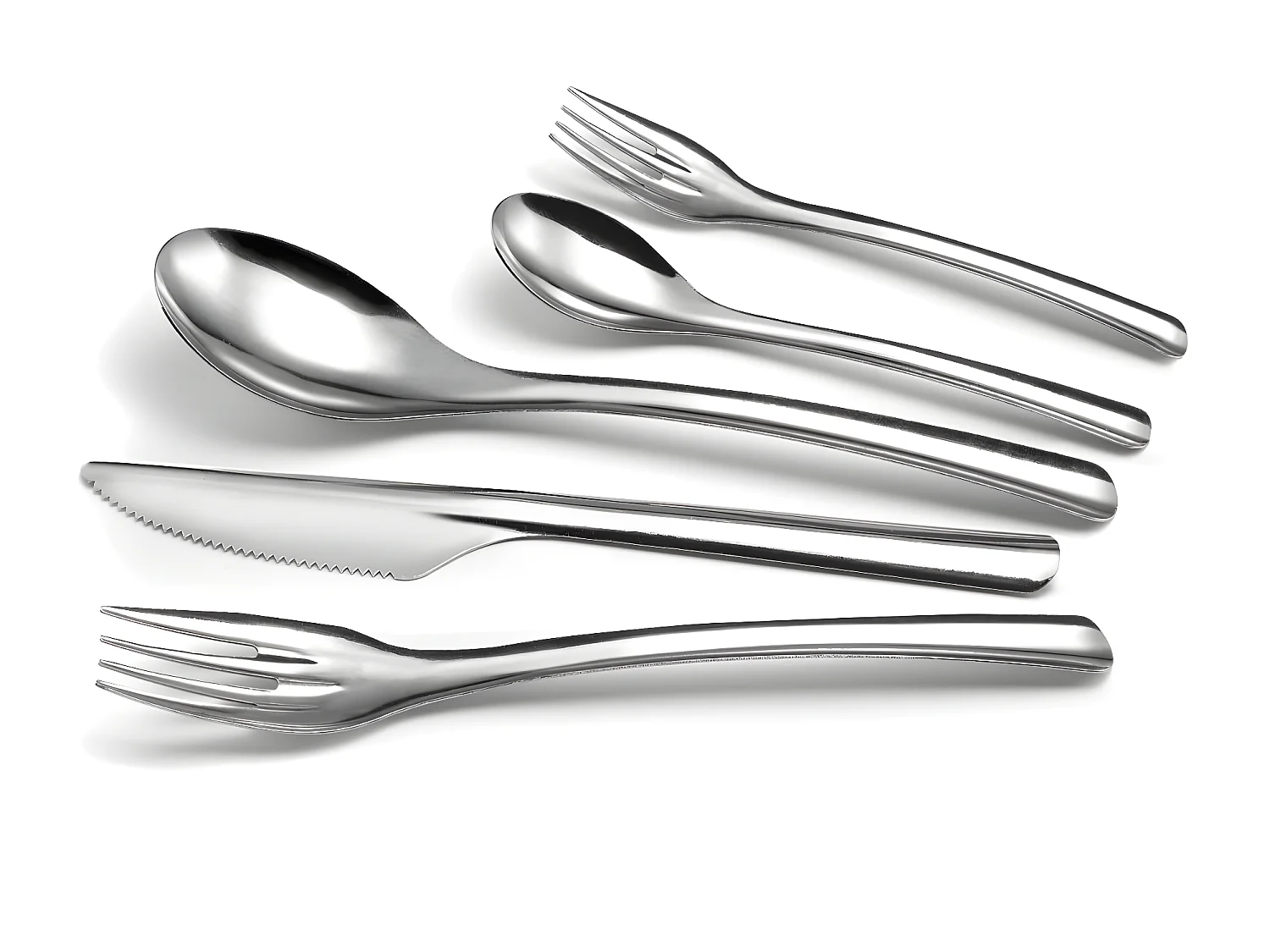 Slim - 60 couverts réutilisables & recyclables pour 12 personnes