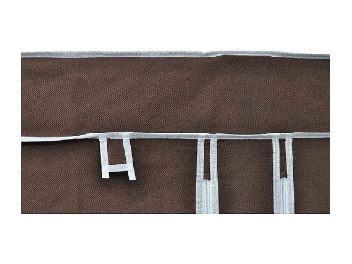 Lot de 2 armoires tissu marron 110 x 45 x 178 cm 2002003/2