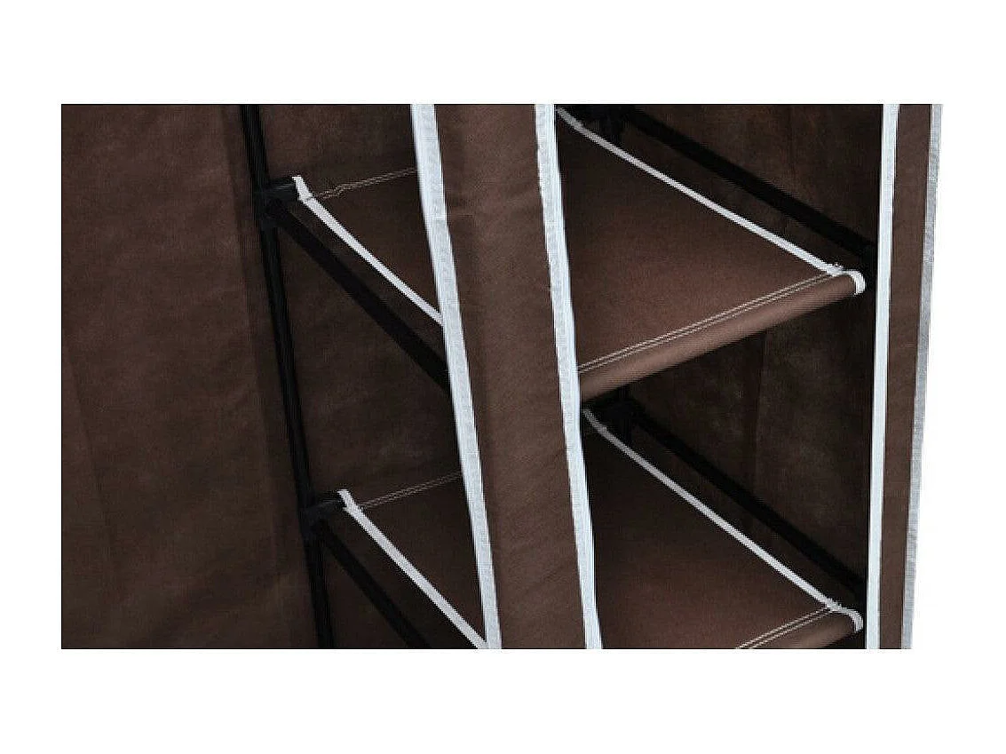 Armoires penderie etagère tissu tissu marron 110 x 45 x 175 cm 2002001