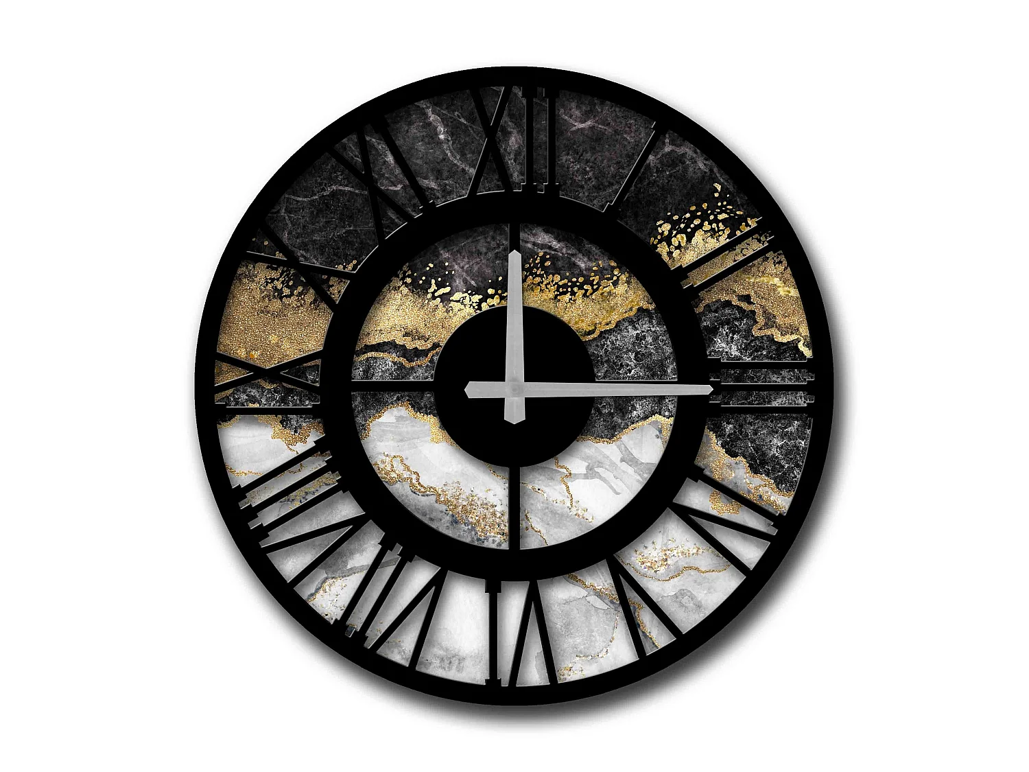 Horloge décorative MDF élégante