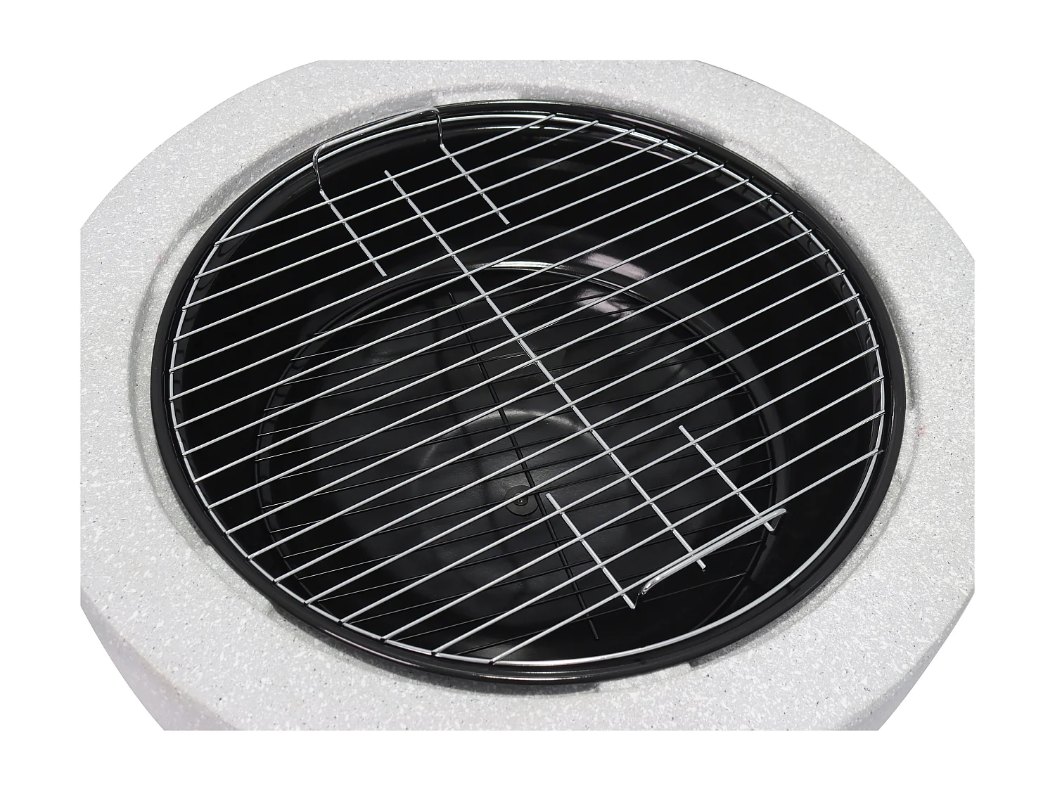 Brasero grill en MGO  -  L60.5 x l60.5 x H42.5 cm - GARMONA