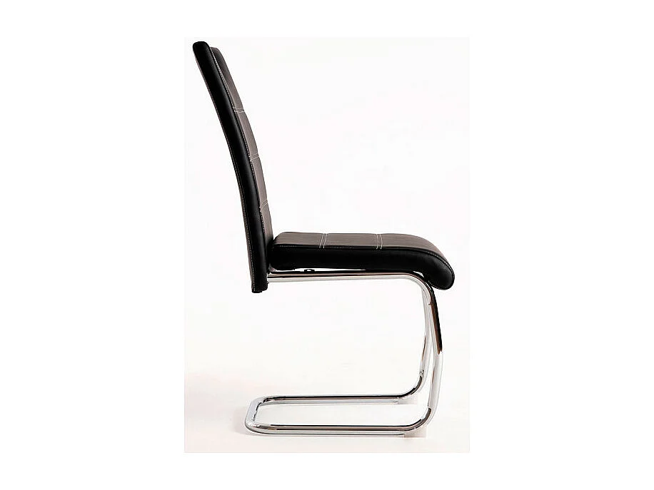 Packs Sillas Comedor - Pack 6 Sillas Hallen Polipiel - Negro