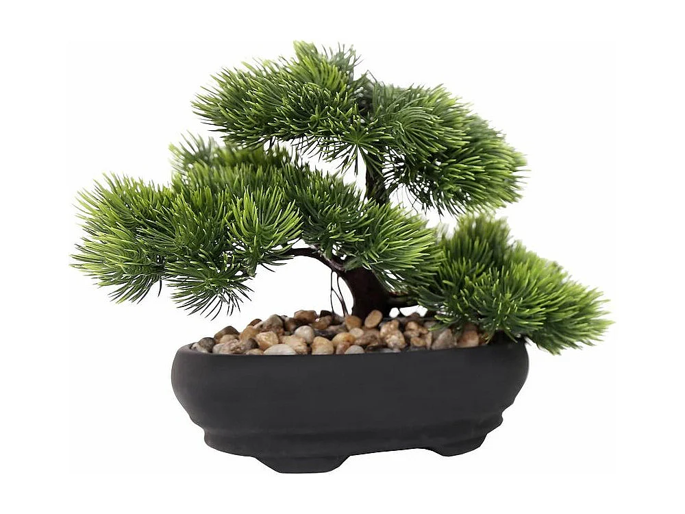 Kunstbonsaibaum im Topf aus Terrakotta 17 cm