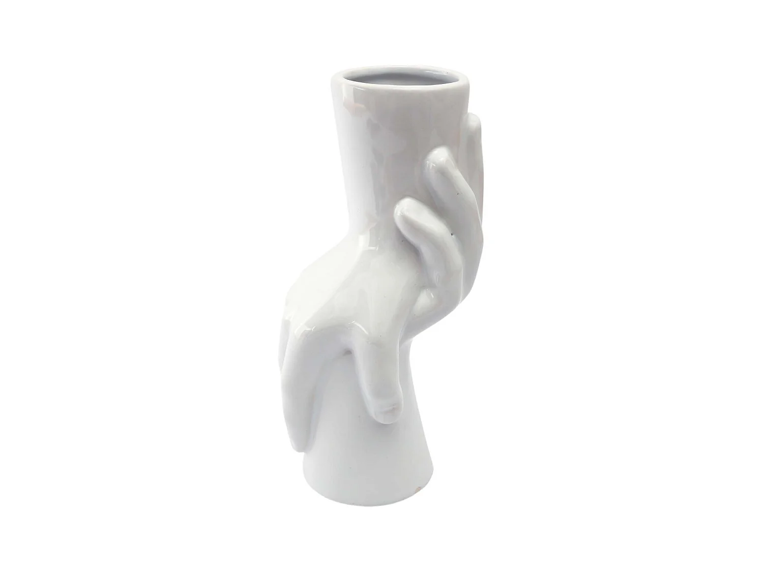 Vase en dolomite Main 24 cm