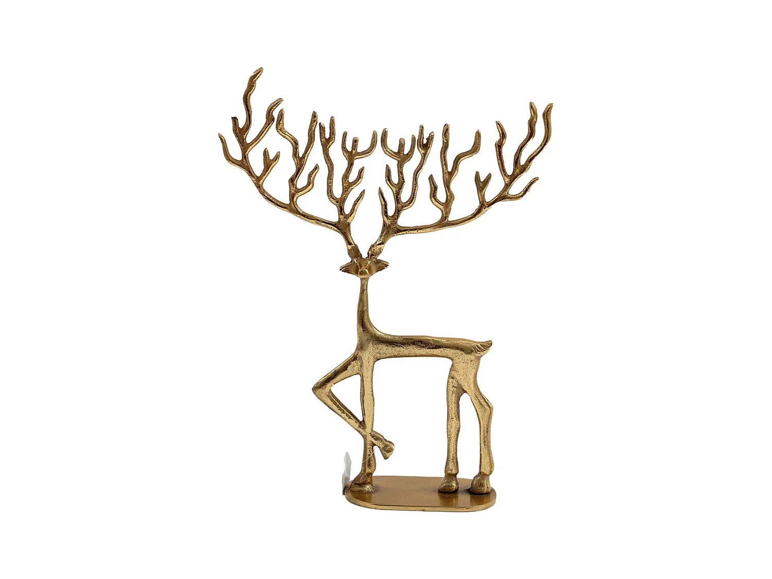 Décoration cerf doré 28 x 47 cm