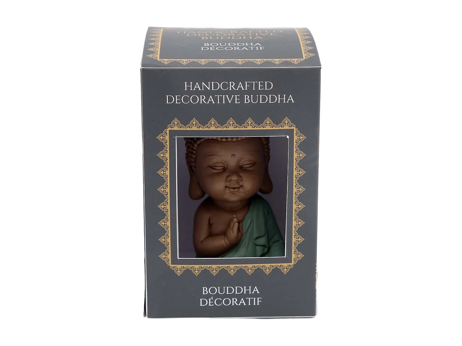 Bouddha enfant assis en résine (Lot de 3)