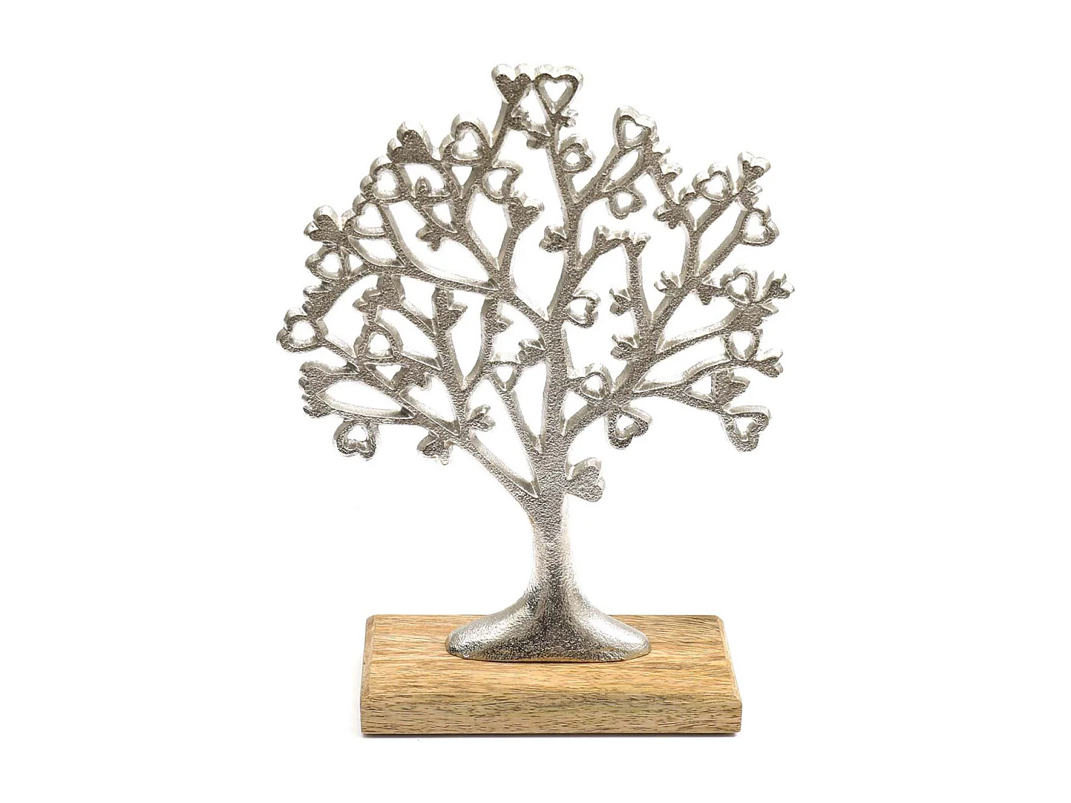 Arbre décoratif en aluminium et bois de manguier Arbre de vie Taille 1