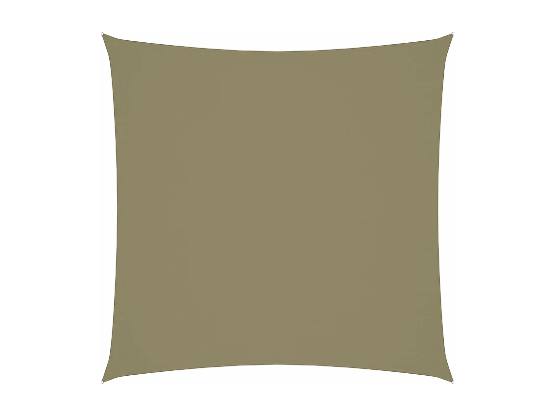 Voile toile d'ombrage parasol tissu beige 300 x 300 x 300 cm 02_0009484